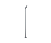 VK LEADING LIGHT VK/04727/G/W/90 ROBI 5W 3000K GREY GARDEN BOLLARD LAMP IP65