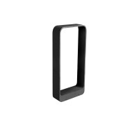 VK LEADING LIGHT VK/04729/B/W/40 BRACE 6W 3000K ANTHRACITE GARDEN BOLLARD LAMP IP65