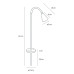VK LEADING LIGHT VK/04730/RB/WW ROSE 5W 2700K RUST BROWN GARDEN BOLLARD LAMP IP65 VK LEADING LIGHT VK/04730/RB/WW ROSE 5W 2700K RUST BROWN GARDEN BOLLARD LAMP IP65