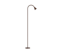 VK LEADING LIGHT VK/04730/RB/WW ROSE 5W 2700K RUST BROWN GARDEN BOLLARD LAMP IP65
