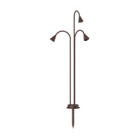 LED градински стълб с колче за земя VK LEADING LIGHT VK/04731/RB/WW ROSE 3x4.5W 2700K RUST BROWN GARDEN BOLLARD LAMP IP65 LED градински стълб с колче за земя VK LEADING LIGHT VK/04731/RB/WW ROSE 3x4.5W 2700K RUST BROWN GARDEN BOLLARD LAMP IP65