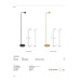 VK LEADING LIGHT VK/04732/FL/GD/W AIRA 5.6W 3000K GOLD FLOOR LAMP VK LEADING LIGHT VK/04732/FL/GD/W AIRA 5.6W 3000K GOLD FLOOR LAMP