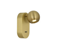 VK LEADING LIGHT VK/04732/WA/GD/W AIRA 5.6W 3000K GOLD WALL LAMP VK LEADING LIGHT VK/04732/WA/GD/W AIRA 5.6W 3000K GOLD WALL LAMP