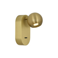 VK LEADING LIGHT VK/04732/WA/GD/W AIRA 5.6W 3000K GOLD WALL LAMP