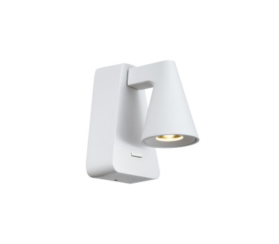 VK LEADING LIGHT VK/04733/WA/W/W TREK 6W 3000K WHITE WALL LAMP VK LEADING LIGHT VK/04733/WA/W/W TREK 6W 3000K WHITE WALL LAMP