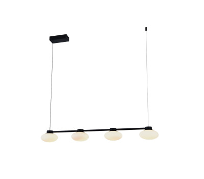 VK LEADING LIGHT VK/04734/PE/B/W/4 DIVA 27W 3000K BLACK PENDANT LAMP VK LEADING LIGHT VK/04734/PE/B/W/4 DIVA 27W 3000K BLACK PENDANT LAMP