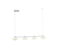 VK LEADING LIGHT VK/04734/PE/W/W/4 DIVA 27W 3000K WHITE PENDANT LAMP