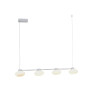 VK LEADING LIGHT VK/04734/PE/W/W/4 DIVA 27W 3000K WHITE PENDANT LAMP