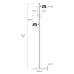 LED лампион VK LEADING LIGHT VK/04735/FL/B/W/3 POP 17.8W 3000K BLACK FLOOR LAMP LED лампион VK LEADING LIGHT VK/04735/FL/B/W/3 POP 17.8W 3000K BLACK FLOOR LAMP
