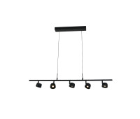 VK LEADING LIGHT VK/04735/PE/B/W POP 28W 3000K BLACK PENDANT LAMP