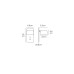LED аплик с ключ и USB изход VK LEADING LIGHT VK/04735/WA/B/W/USB POP 5.8W 3000K BLACK WALL LAMP
