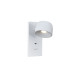 LED аплик с ключ и USB изход VK LEADING LIGHT VK/04735/WA/W/W/USB POP 5.8W 3000K WHITE WALL LAMP