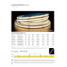 VK LEADING LIGHT VK/24/COBW/940/480 LED COB STRIP 480 leds/m 10W 4000K 24V DC IP65
