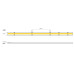 VK LEADING LIGHT VK/24/COBW/940/480 LED COB STRIP 480 leds/m 10W 4000K 24V DC IP65
