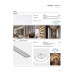 VK LEADING LIGHT VK/34/AL/W/FLEX GREY COLOUR SURFACE MOUNTING FLEXIBLE PROFILE WITH OPAL DIFFUSER 2000mm VK LEADING LIGHT VK/34/AL/W/FLEX GREY COLOUR SURFACE MOUNTING FLEXIBLE PROFILE WITH OPAL DIFFUSER 2000mm