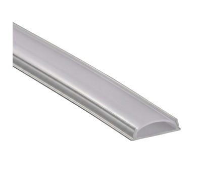 VK LEADING LIGHT VK/34/AL/W/FLEX GREY COLOUR SURFACE MOUNTING FLEXIBLE PROFILE WITH OPAL DIFFUSER 2000mm VK LEADING LIGHT VK/34/AL/W/FLEX GREY COLOUR SURFACE MOUNTING FLEXIBLE PROFILE WITH OPAL DIFFUSER 2000mm